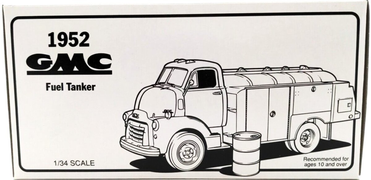 First Gear 19-1084 1:34 Scale 1952 GMC Fuel Tanker Die Cast Metal