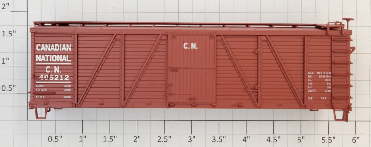 Proto 1000 800953-1 HO Scale CN 36' Fowler Box Car Shell #405212