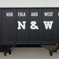 MTH 20-97061-2 Premier Norfolk & Western 4-Bay Hopper Body Shell #10379