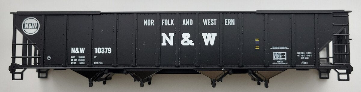 MTH 20-97061-2 Premier Norfolk & Western 4-Bay Hopper Body Shell #10379