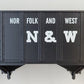 MTH 20-97061-5 Premier Norfolk & Western 4-Bay Hopper Body Shell #10357