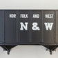 MTH 20-97061-6 Premier Norfolk & Western 4-Bay Hopper Body Shell #10422