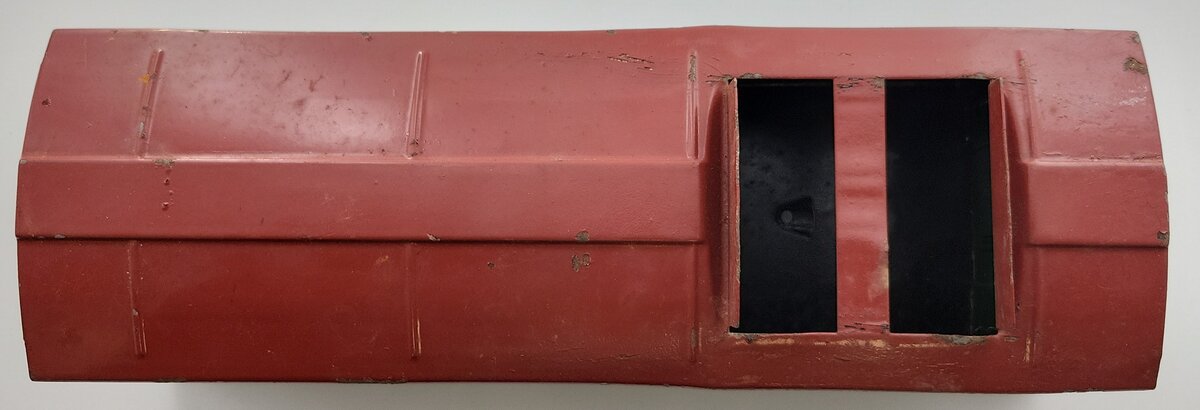 Lionel 517-1 Standard Repainted Green Caboose Frame & Shell with Brass Railing