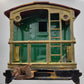 Lionel 517-1 Standard Repainted Green Caboose Frame & Shell with Brass Railing