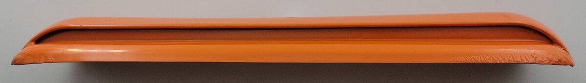 Lionel 35-1 Repainted Orange Standard Gauge Passenger Car Roof with Scratches