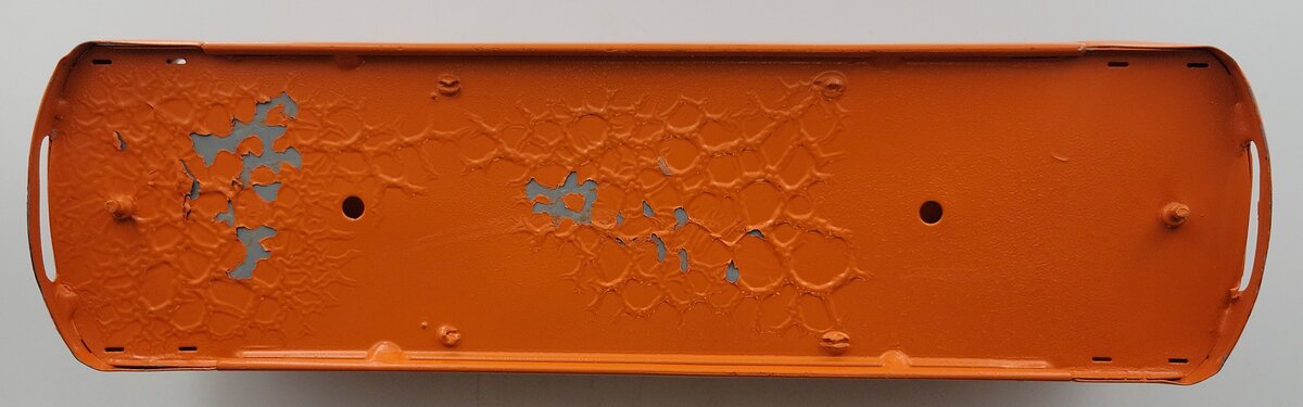 Lionel 32 Repainted Orange Standard Gauge Mail Railway Post Office Car Body