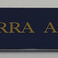 Aristo-Craft ART-32000-11 Blue w/ Gold Letters TERRA ALTA Nameplate (Pair of 2)