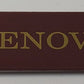 Aristo-Craft ART-32000-11 Brown / Gold RENOVO Nameplate (Set of 2)