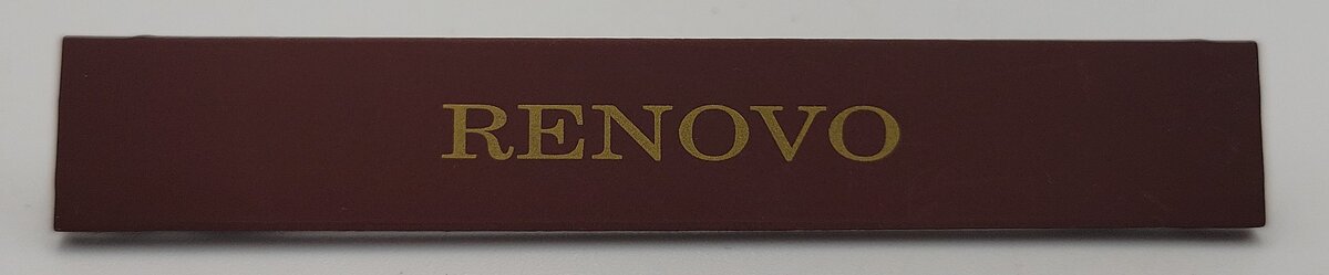 Aristo-Craft ART-32000-11 Brown / Gold RENOVO Nameplate (Set of 2)