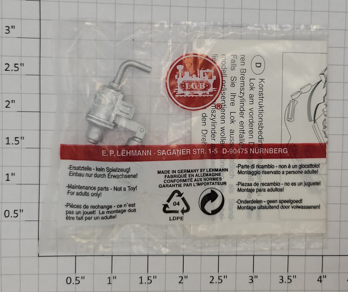 LGB 26574/1 Silver Diesel Truck Air Brake Cylinders (Pack of 2)