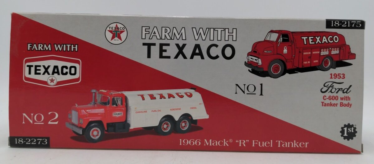 First Gear 18-2273 1:34 Scale Texaco Farm 1966 Mack R-Model Fuel Tanker No. 2