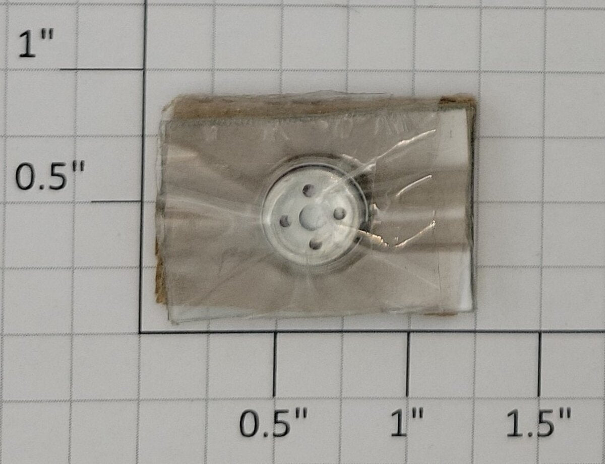 Digi-key 102-2493-ND Round 8 Ohm 300 MW Top Port 86 Db Speaker, 10mm OD