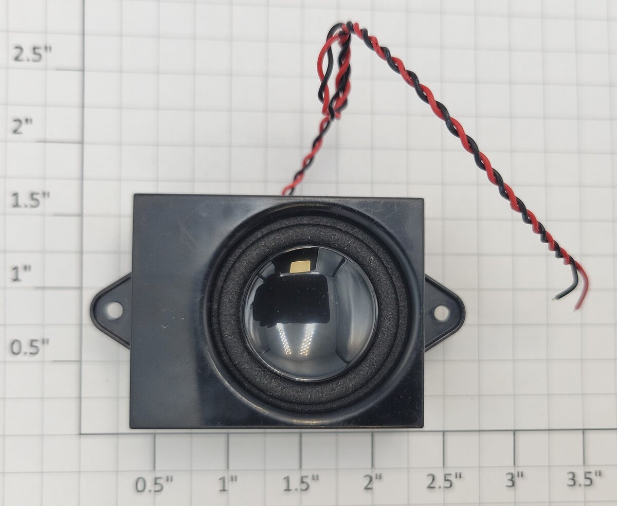 Digi-key 668-1433-ND 8 Ohm 3 W Top Port 82 Db Speaker, 44.7mm L x 35.6mm W