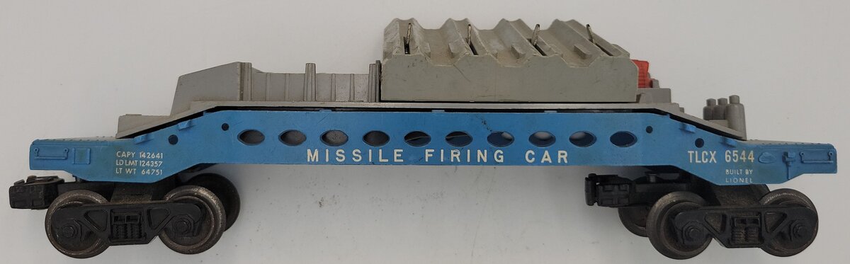 Lionel 6544-1 O Gauge Missile Launching Car without Brakewheel or Missiles