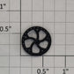 Lionel 87401-45 Black Plastic G Scale D&R Gondola Brake Wheel