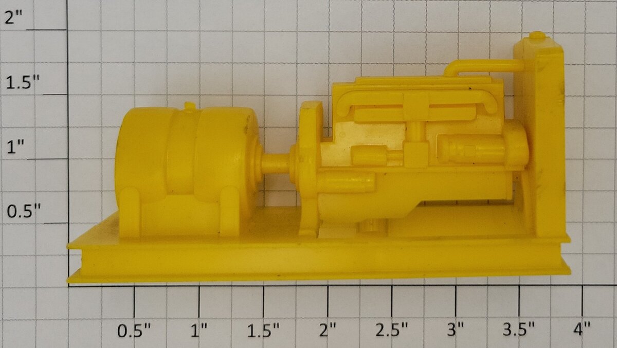 American Flyer 11386 Floodlight Cars Yellow Generator Load