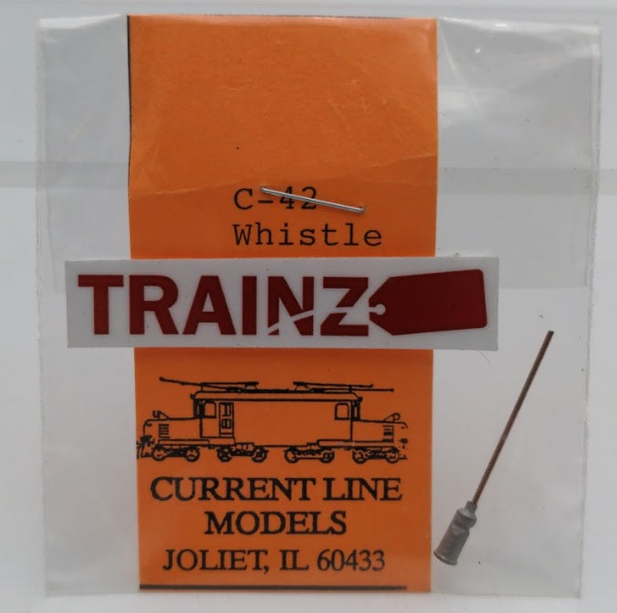 Current Lines C-42 Whistle Unpainted Metal One Piece