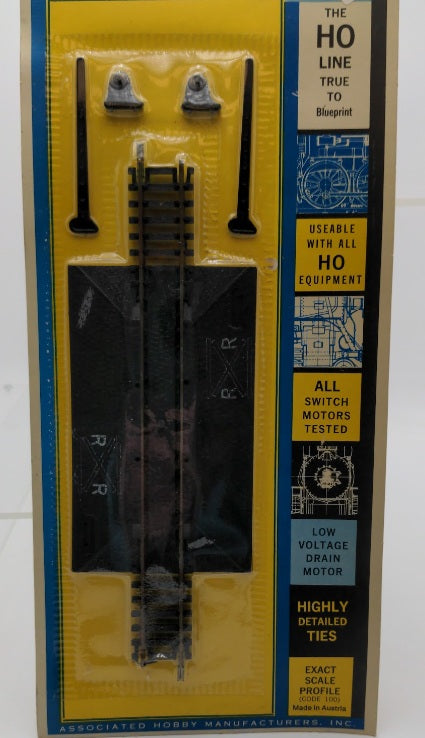AHM 2527 HO Scale Brass Rerailer Crossing Gate 2527 Code 100 Vintage