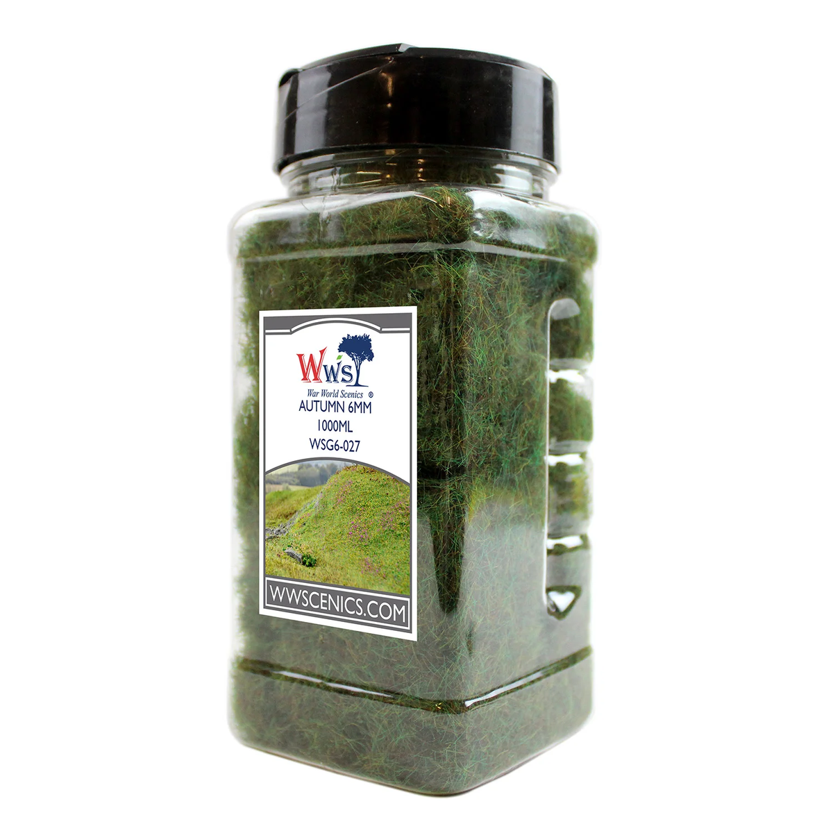 WWScenics WSG6-027 6mm Autumn Static Grass 1000ml Bottle