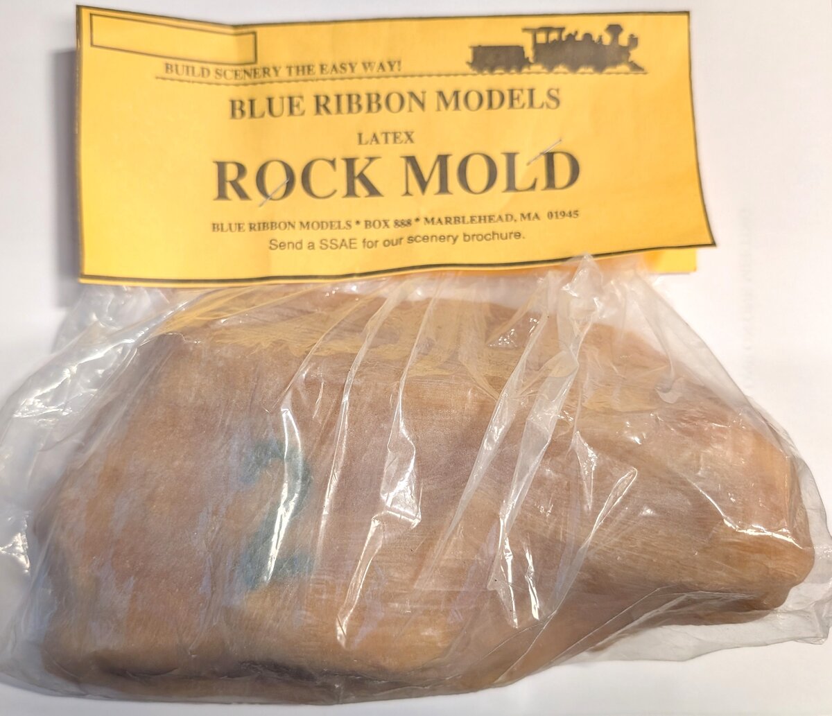 Blue Ribbon Models 2 Medium Latex Rock Mold