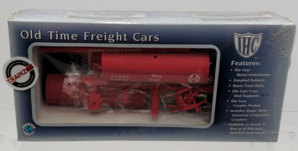 IHC 8270 HO Scale Old Time Wooden Tank Car ATSF Way Dept. Kit
