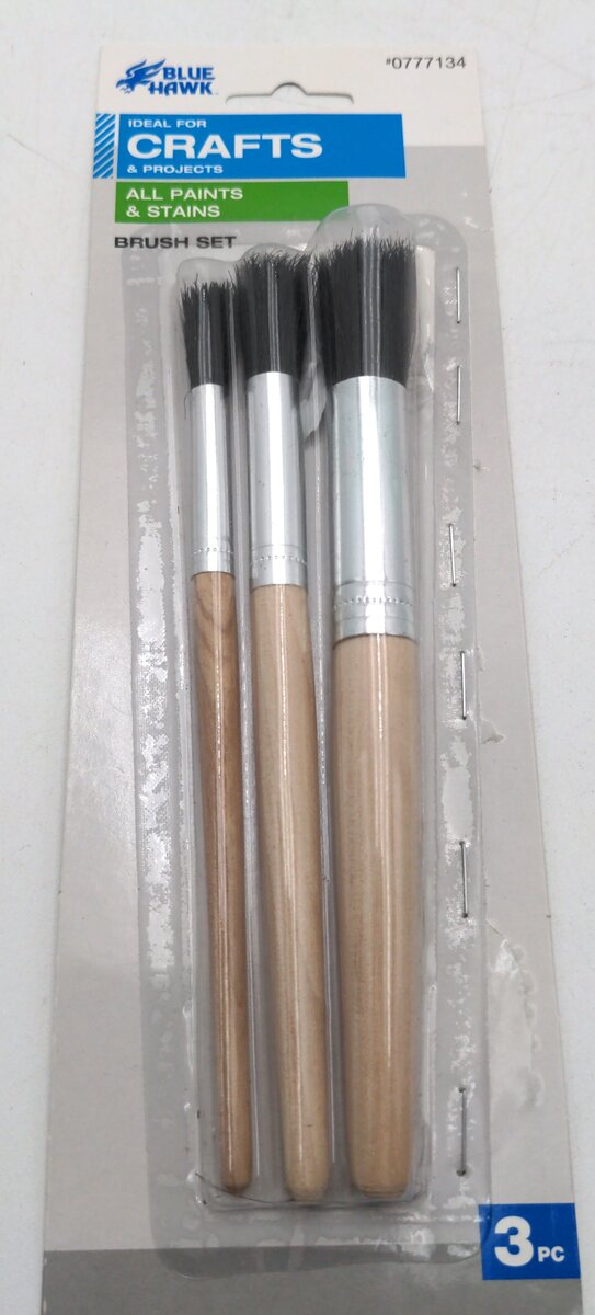 Blue Hawk 0777134 All Paints & Stains Brush Set (Pack of 3)