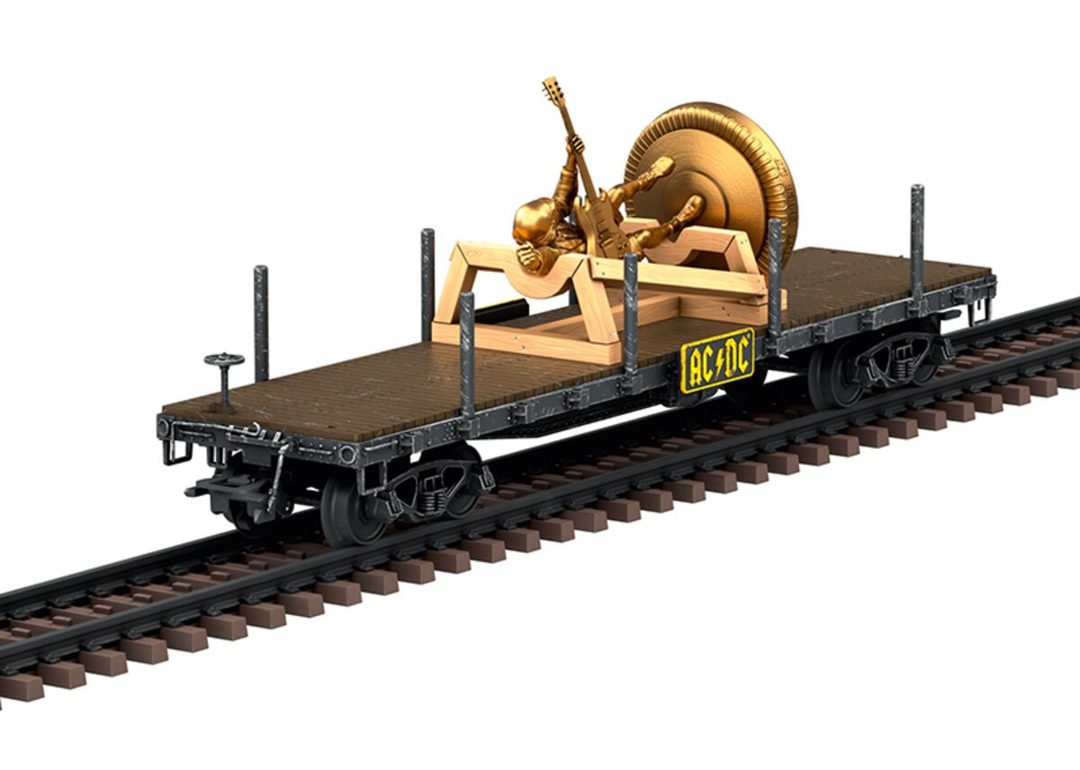 Marklin 48837 HO AC/DC Stiff Upper Lip Flat Car