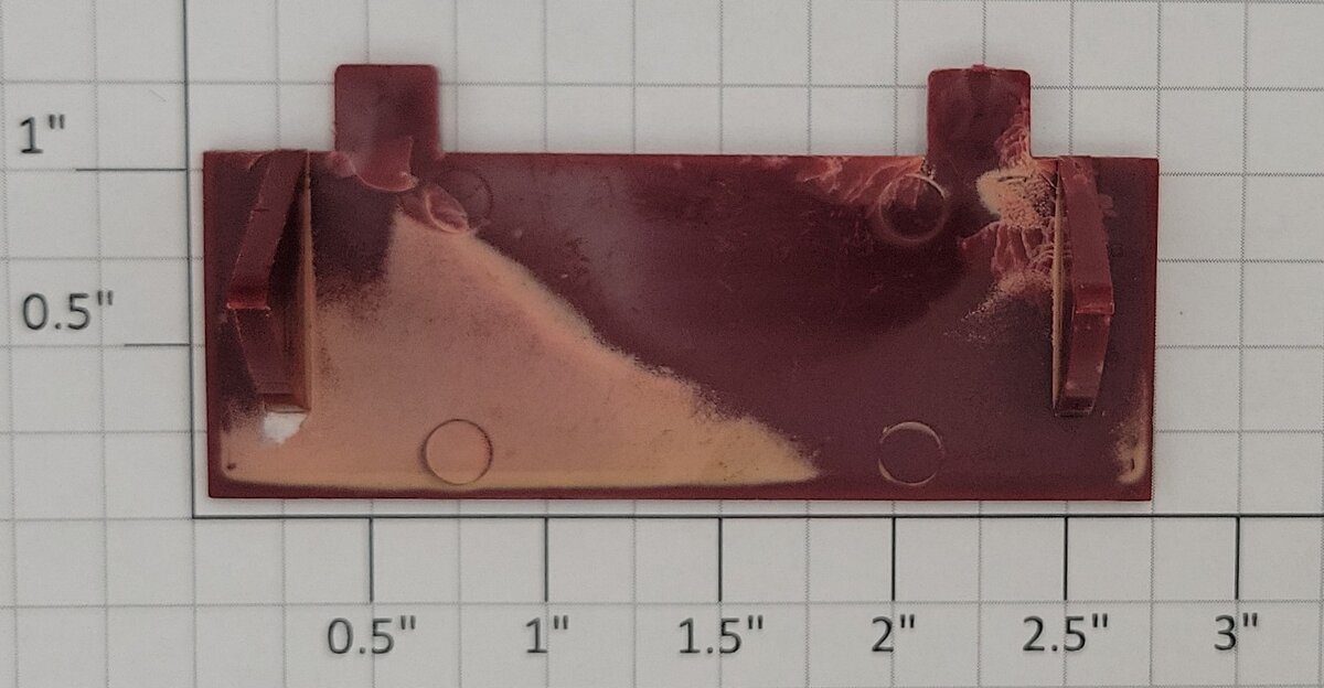 Lionel 145-23 O Gauge Automatic Gateman Maroon Tool Box Cover
