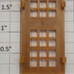 Lionel 12812-12 Tan Plastic Illuminated Station Window