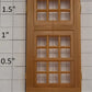 Lionel 12812-12 Tan Plastic Illuminated Station Window