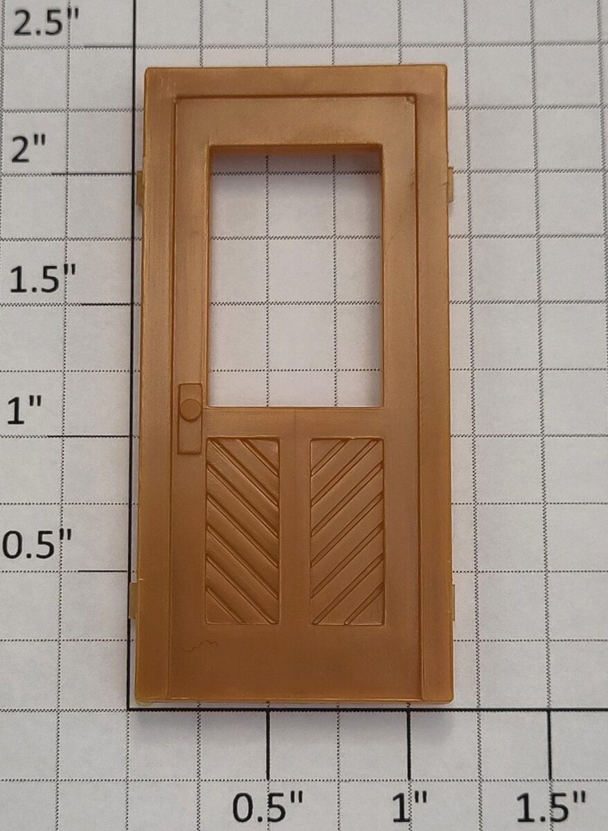 Lionel 12812-16 Tan Plastic Illuminated Station Small Door