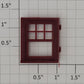 Lionel 145-18 O Gauge Automatic Gateman Maroon Window Frame