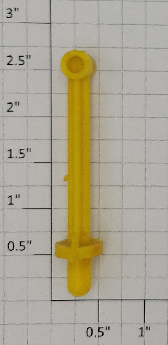 Lionel 419-6X O Gauge Heliport/Dispatching Station Bright Yellow Antenna Post