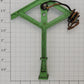 American Flyer 586-4  Green Waystation Light Post/ Roof Support with Wiring