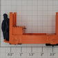 Lionel 356-35 O Gauge Orange Baggage Cart with Unpainted Figure - Minor Damage