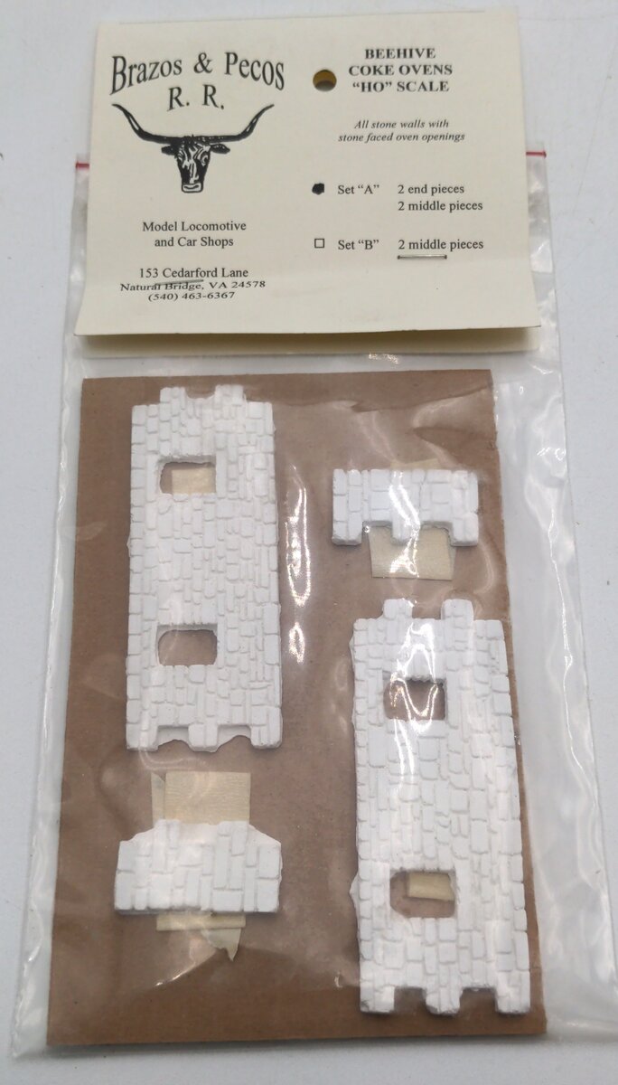 Brazos & Pecos HO Scale Beehive Coke Ovens Set A