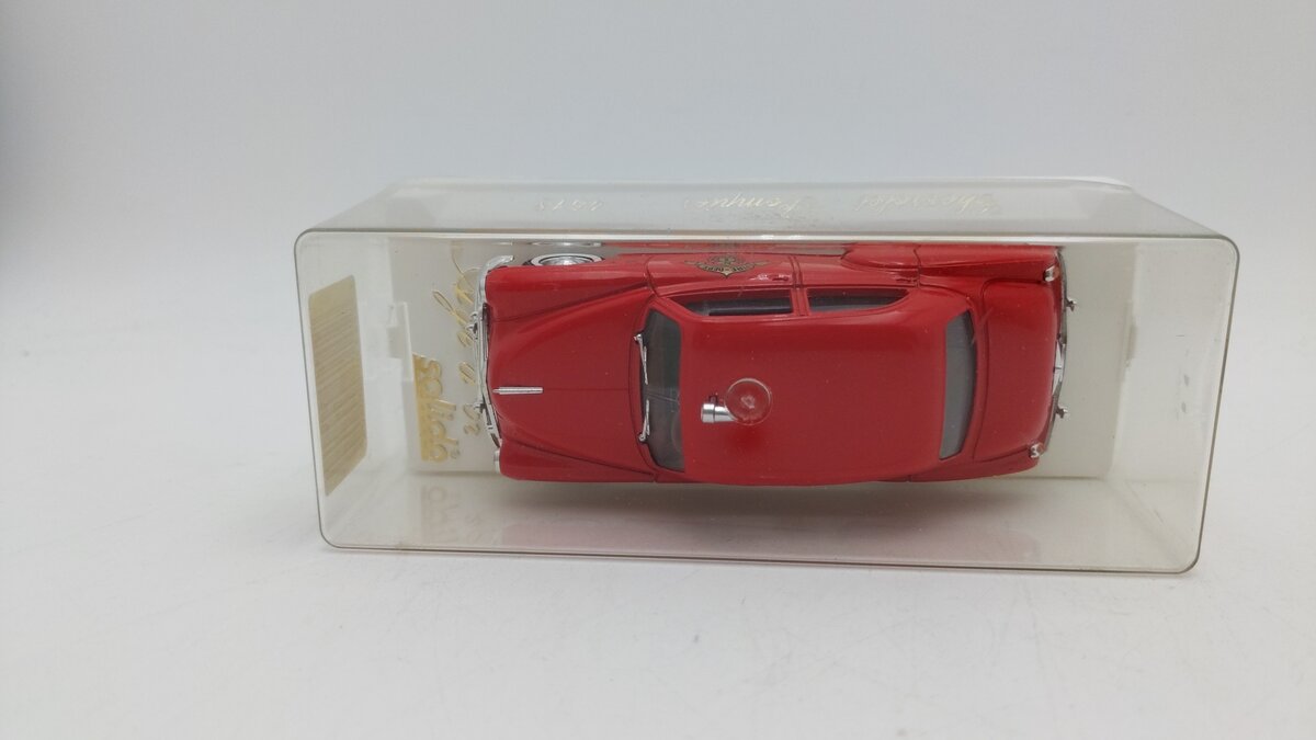Solido 4518 1:43 Scale Age D'Or Red Chevrolet Pompier Die Cast In Plastic Case EX/Box