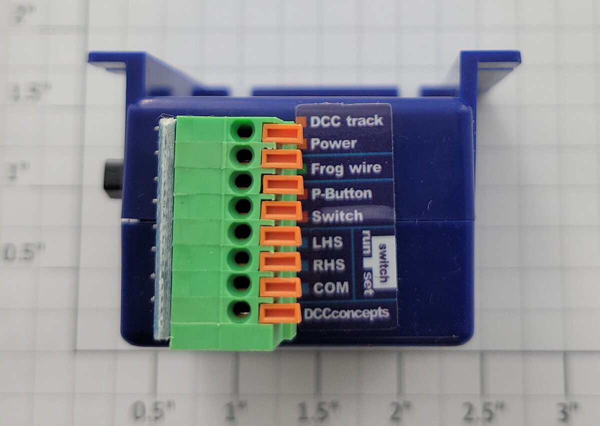 DCC Concepts DCP-CB1A Slow Motion Turnout Track Switch Controller in Box