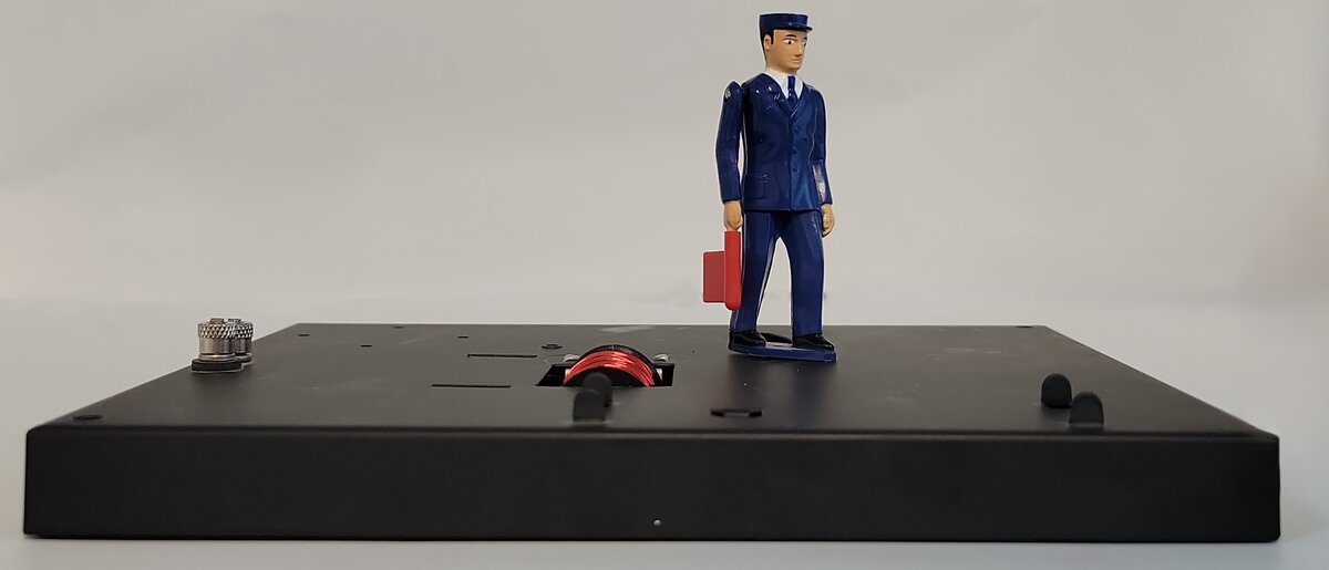 Lionel 12892-1 O Gauge Black Automatic Flagman Base Assembly