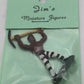 Jim's O Scale Pewter Figure Prisoner With Pickaxe