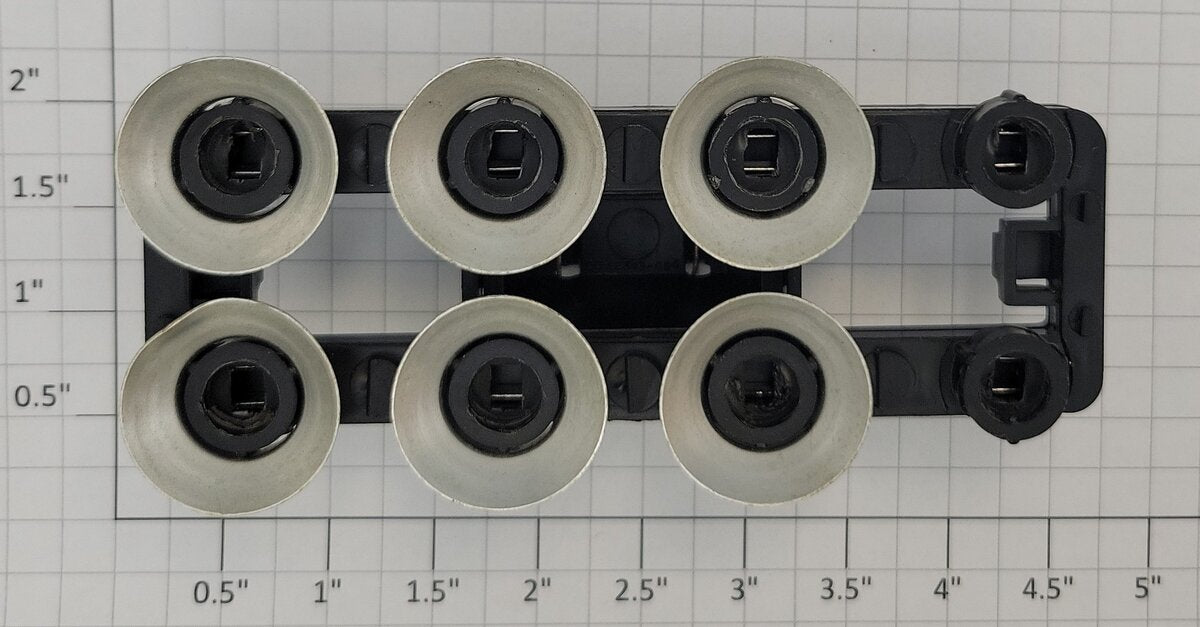 Lionel 2313-5 O Gauge Floodlight Tower Light Head Missing Bezels