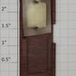 Lionel 309-10 O Gauge Right & Left Hand Wood Grain Hinged Car Doors (Set of 2)