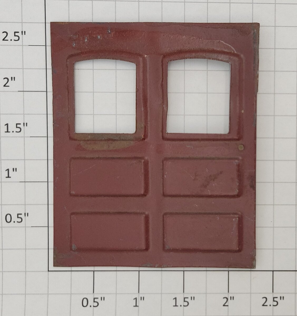 Lionel 19-5X Prewar Standard Gauge Brown LH Parlor/Baggage Car Door w/ Door Knob