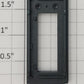 S-Helper 661-20-02 F7 PRR Dark Forest Green Plastic Rear Door Frame