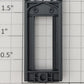 S-Helper 661-20-02 F7 PRR Dark Forest Green Plastic Rear Door Frame