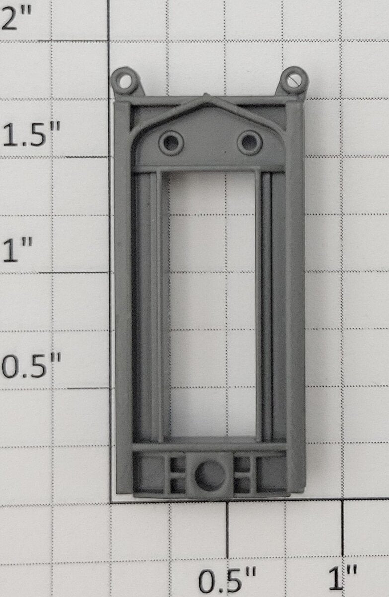 S-Helper 661-20-02 F3 Union Pacific Gray Plastic Rear Door Frame