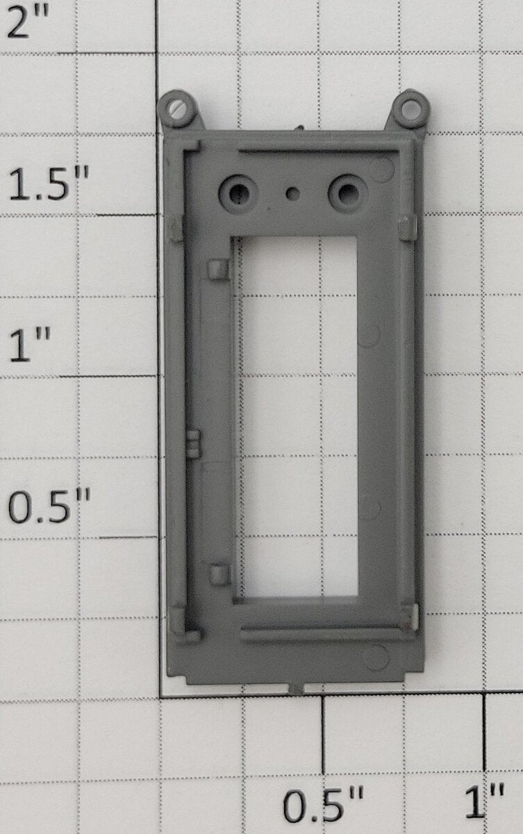 S-Helper 661-20-02 F3 Union Pacific Gray Plastic Rear Door Frame