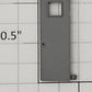 S-Helper 661-20-03 F3 Union Pacific Gray Plastic Rear Door with Square Window
