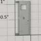S-Helper 661-20-03 F3 Silver Plastic Rear Door with Square Window