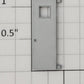 S-Helper 661-20-03 F3 Silver Plastic Rear Door with Square Window